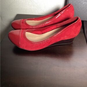 Red Cole Haan  Nike shoes  size 8.5